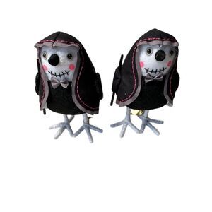 Target Hyde & Eek Halloween 2024 Featherly Friends‎ Felt Grim Reaper Bird Hoodie